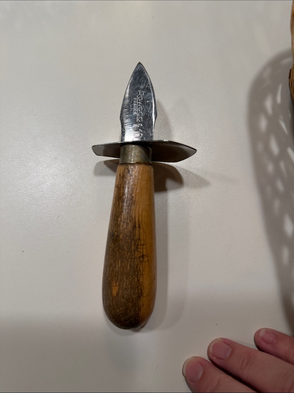 Vintage Rowoco France Oyster Shucker Knife